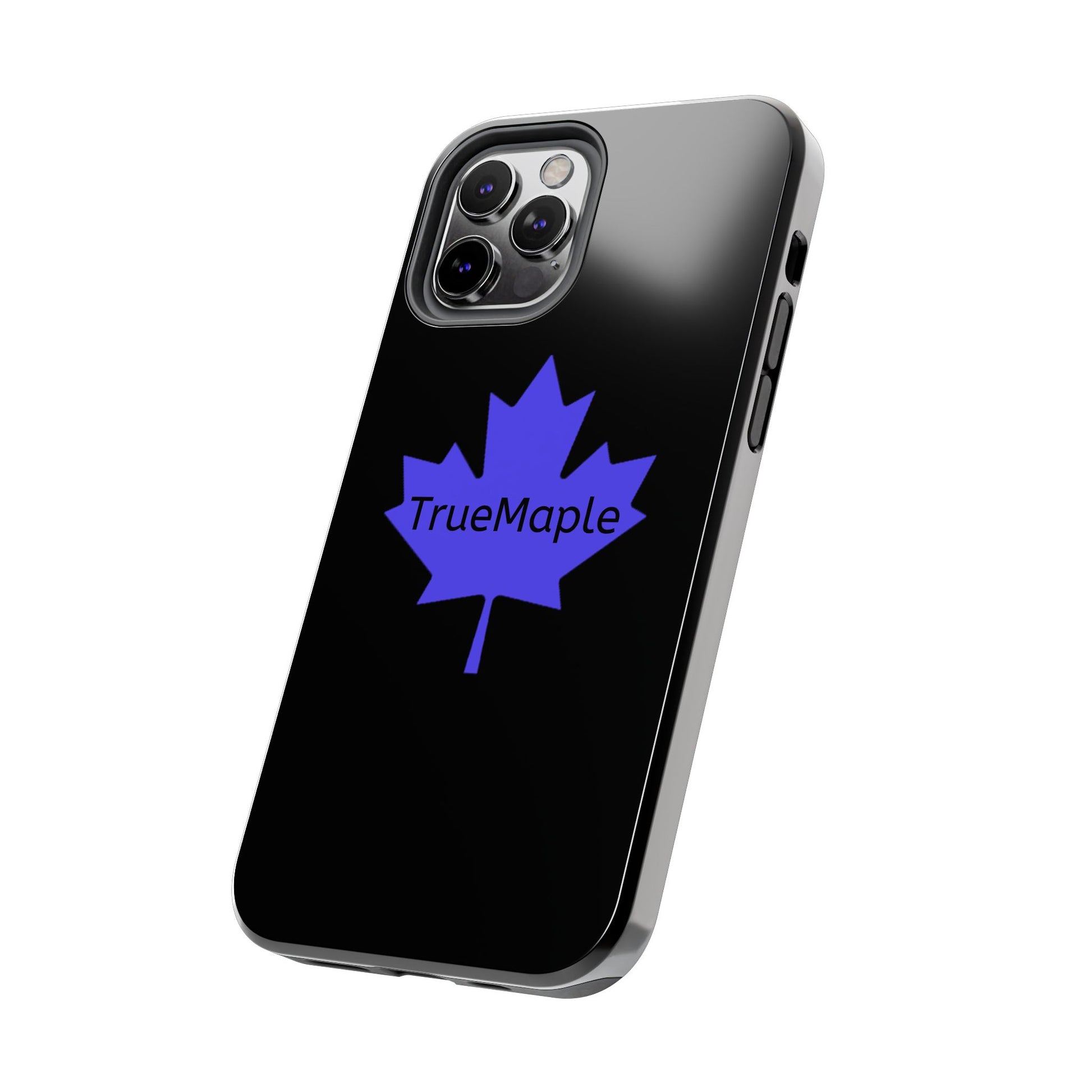 Stylish Phone Cases with Purple Maple Leaf, Durable Protection for iPhone, Trendy Gifts for Nature Lovers, Phone Accessories, Fall Aesthetic