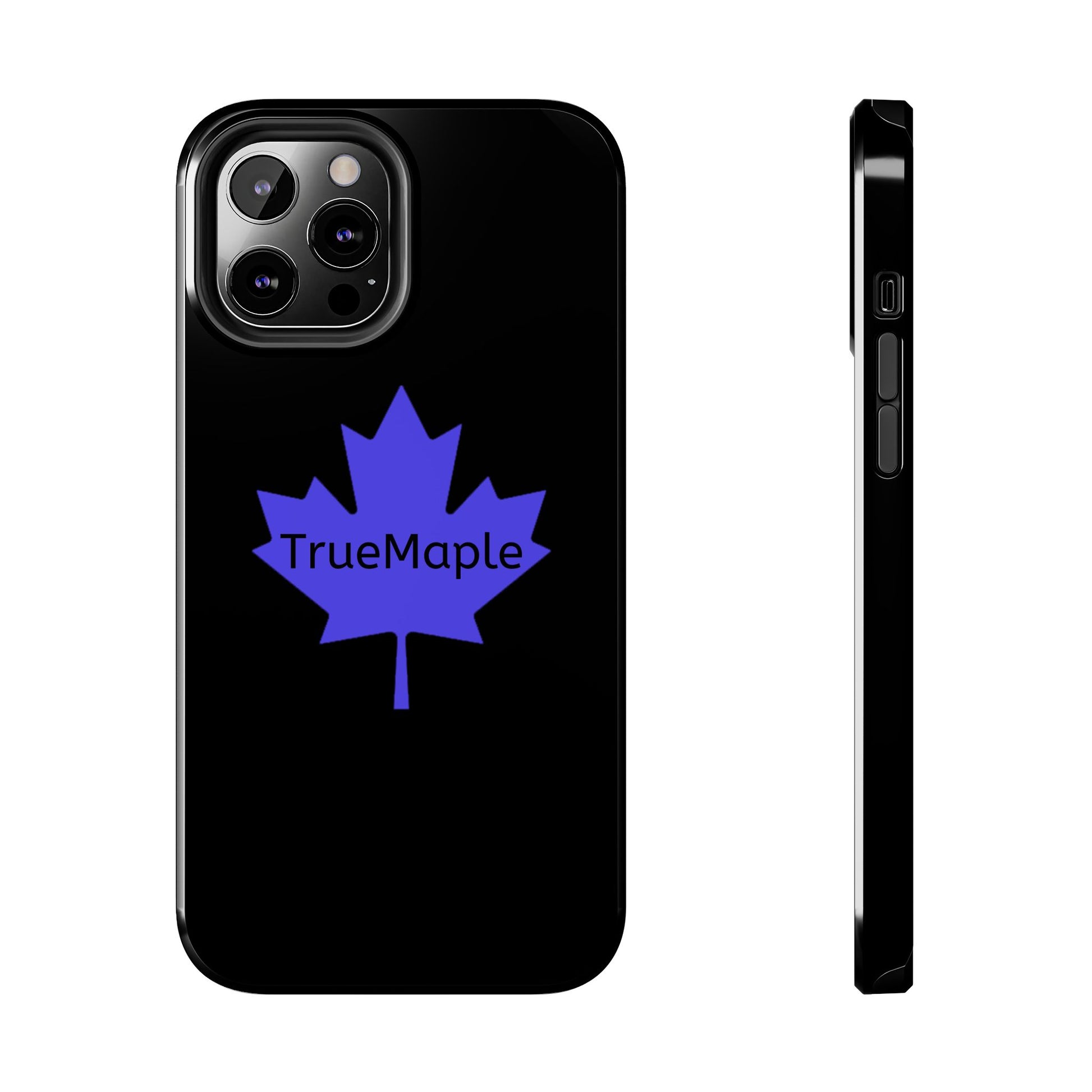 Stylish Phone Cases with Purple Maple Leaf, Durable Protection for iPhone, Trendy Gifts for Nature Lovers, Phone Accessories, Fall Aesthetic