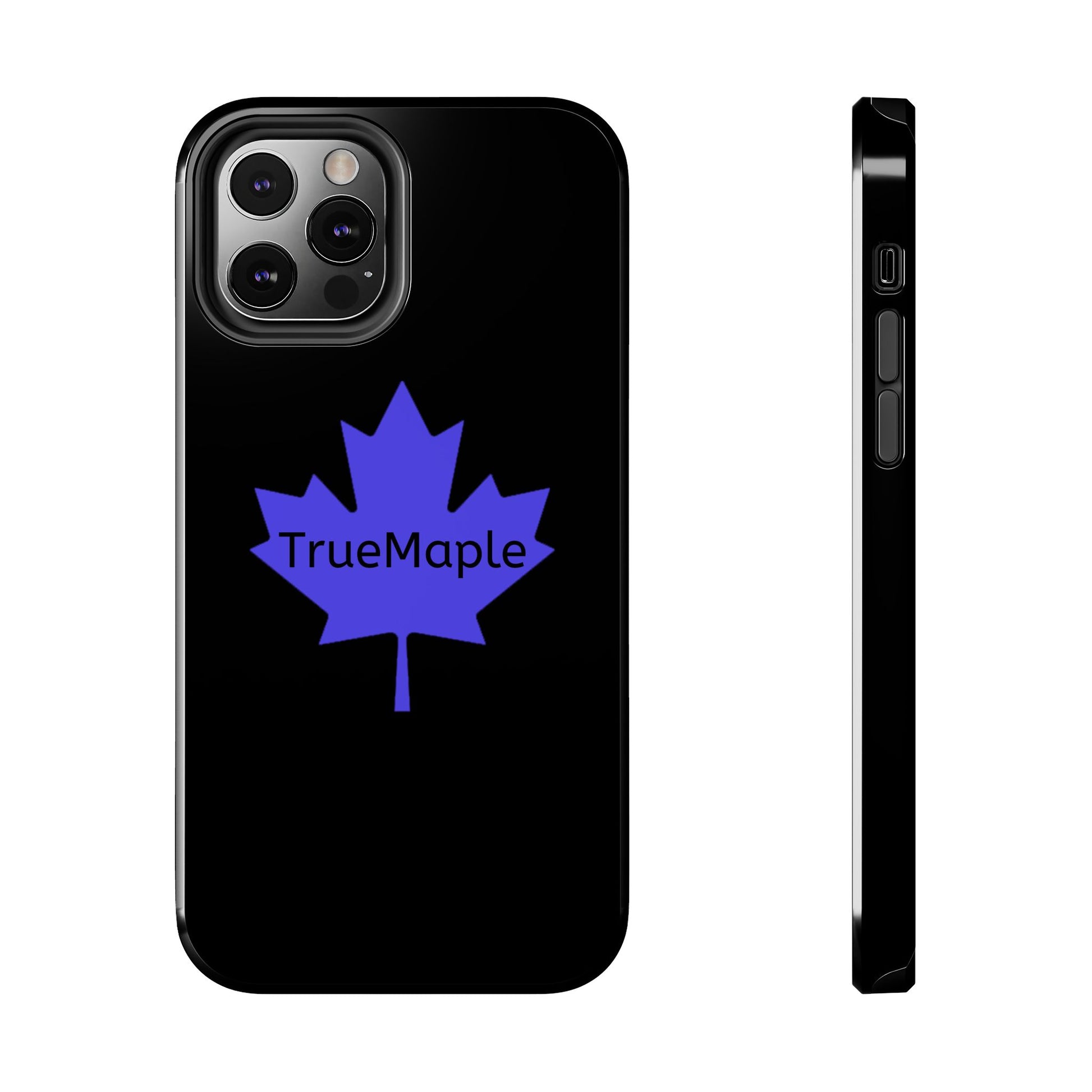 Stylish Phone Cases with Purple Maple Leaf, Durable Protection for iPhone, Trendy Gifts for Nature Lovers, Phone Accessories, Fall Aesthetic