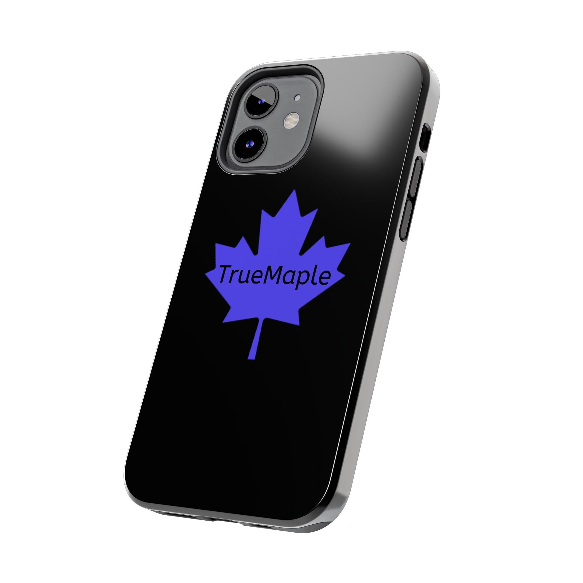 Stylish Phone Cases with Purple Maple Leaf, Durable Protection for iPhone, Trendy Gifts for Nature Lovers, Phone Accessories, Fall Aesthetic